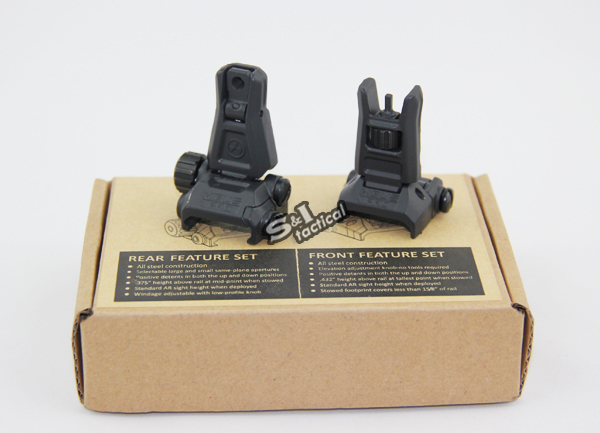 Latest New MBUS PRO Gen3 Back Up Sight Pair Folding Sight